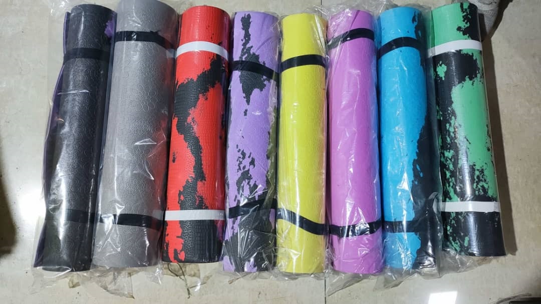 مت یوگا آبرنگی به همراه کاور